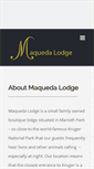 Mobile Screenshot of maquedalodge.com