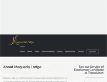 Tablet Screenshot of maquedalodge.com